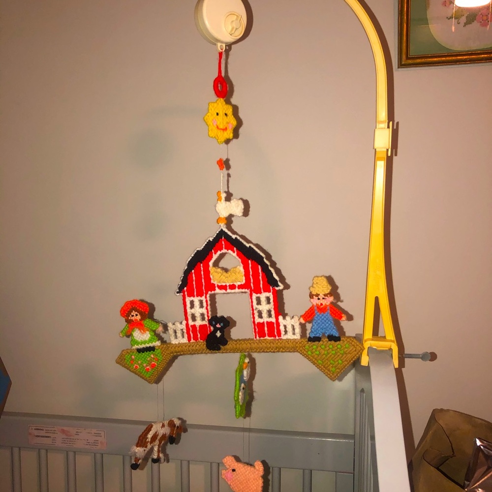 Crib mobile from the dolly toy company, see photos
